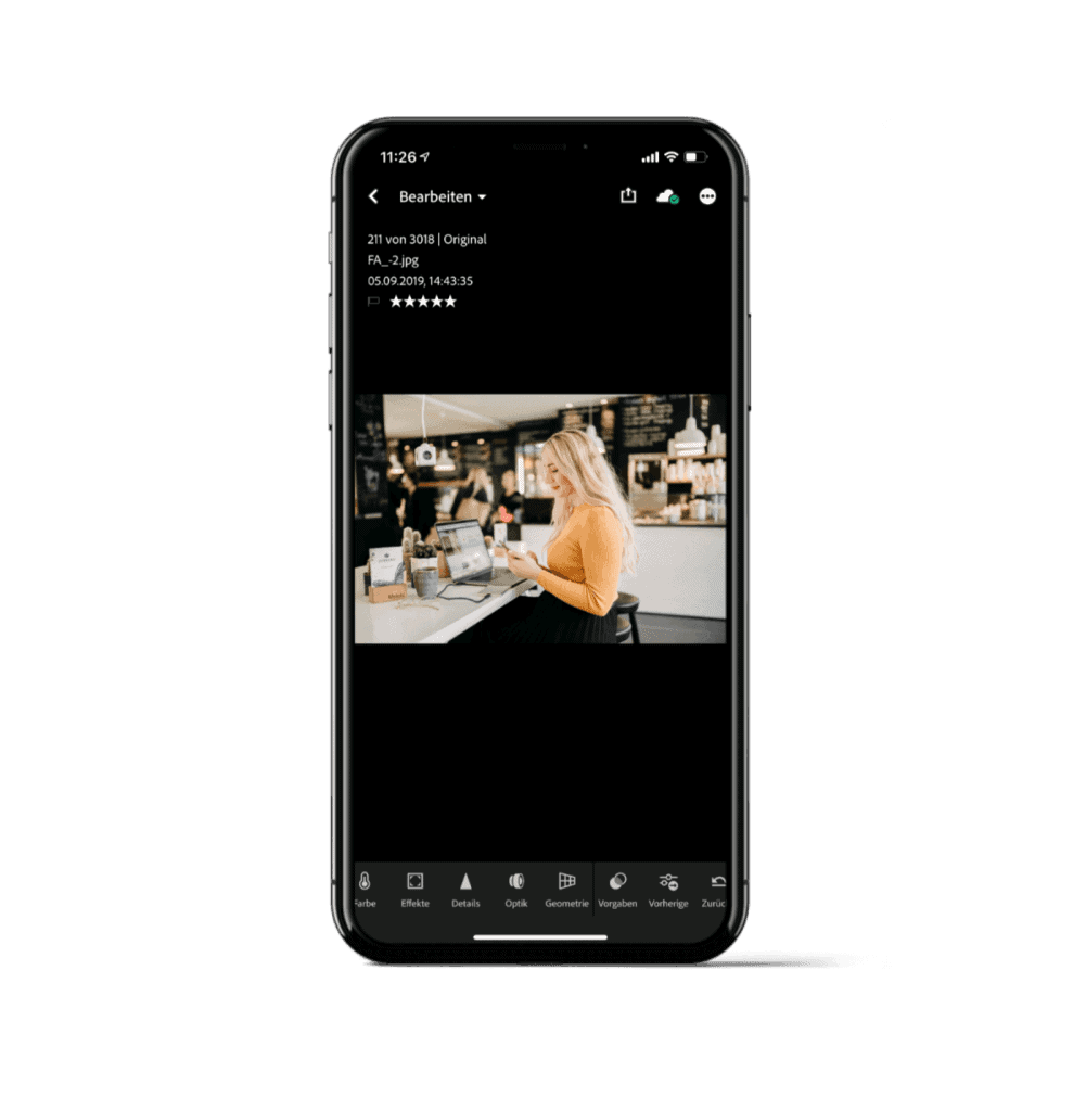 Apps für Instagram: Lightroom für professionelle Bildbearbeitung